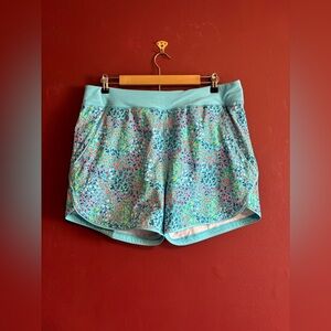 Lands' End Women's Swim Shorts - Blue Multi